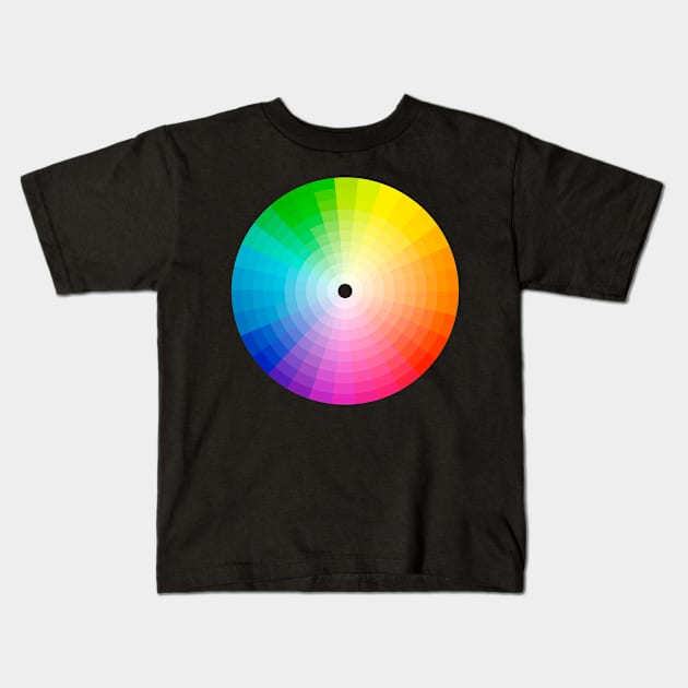 Retro Design Colors Kids T-Shirt by timegraf